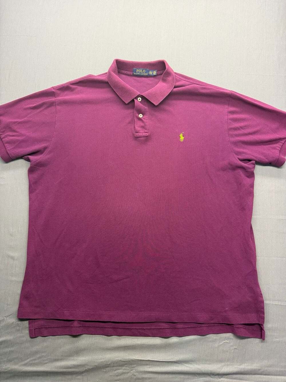 Polo Ralph Lauren Polo Shirt Size XXL Purple Cotton Short Sleeve